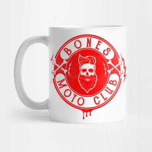 Bones moto club red Mug